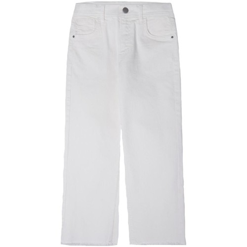 Odjeća Djevojčica Traperice Pepe jeans  Bijela