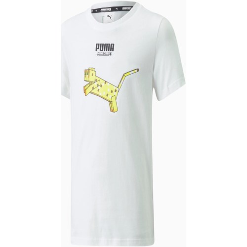 Odjeća Dječak
 Majice kratkih rukava Puma 533435 Bijela