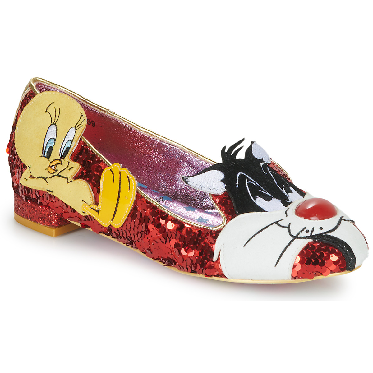 Obuća Žene
 Balerinke i Mary Jane cipele Irregular Choice LOONEY TUNES 8 Crvena