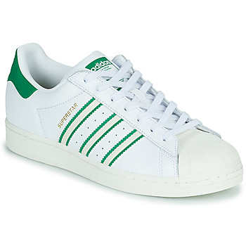 Obuća Niske tenisice adidas Originals SUPERSTAR Bijela / Zelena