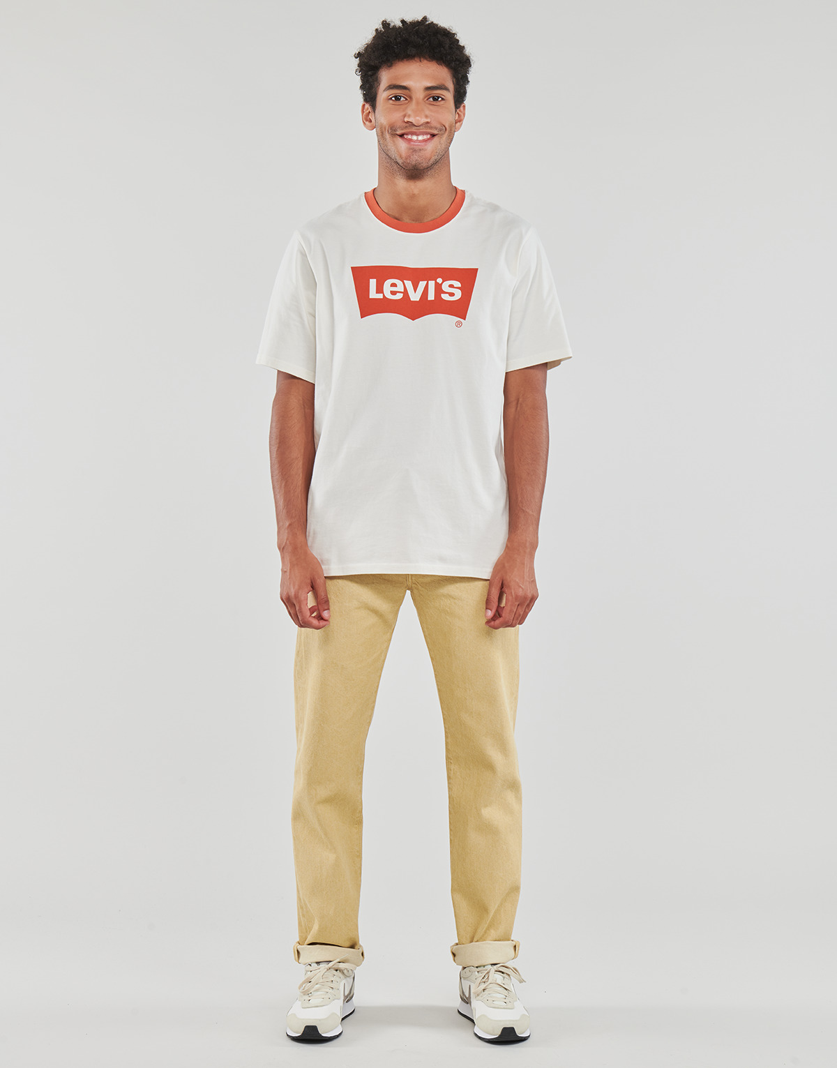 Odjeća Muškarci
 Traperice ravnog kroja Levi's 501® LEVI'S ORIGINAL Žuta / Stonewash