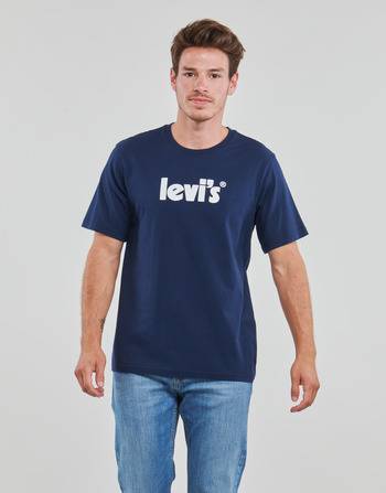 Odjeća Muškarci
 Majice kratkih rukava Levi's SS RELAXED FIT TEE Poster / Oděv / Plava