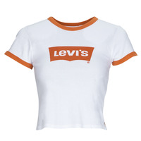 Odjeća Žene
 Majice kratkih rukava Levi's GRAPHIC RINGER MINI TEE Narančasta / Třpytivá / Bijela