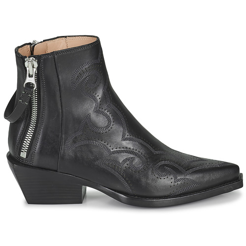 Freelance CALAMITY 4 WEST DOUBLE ZIP BOOT Crna