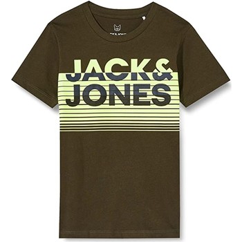 Odjeća Dječak
 Majice kratkih rukava Jack & Jones CAMISETA VERDE NIO JACKJONES 12190494 Zelena