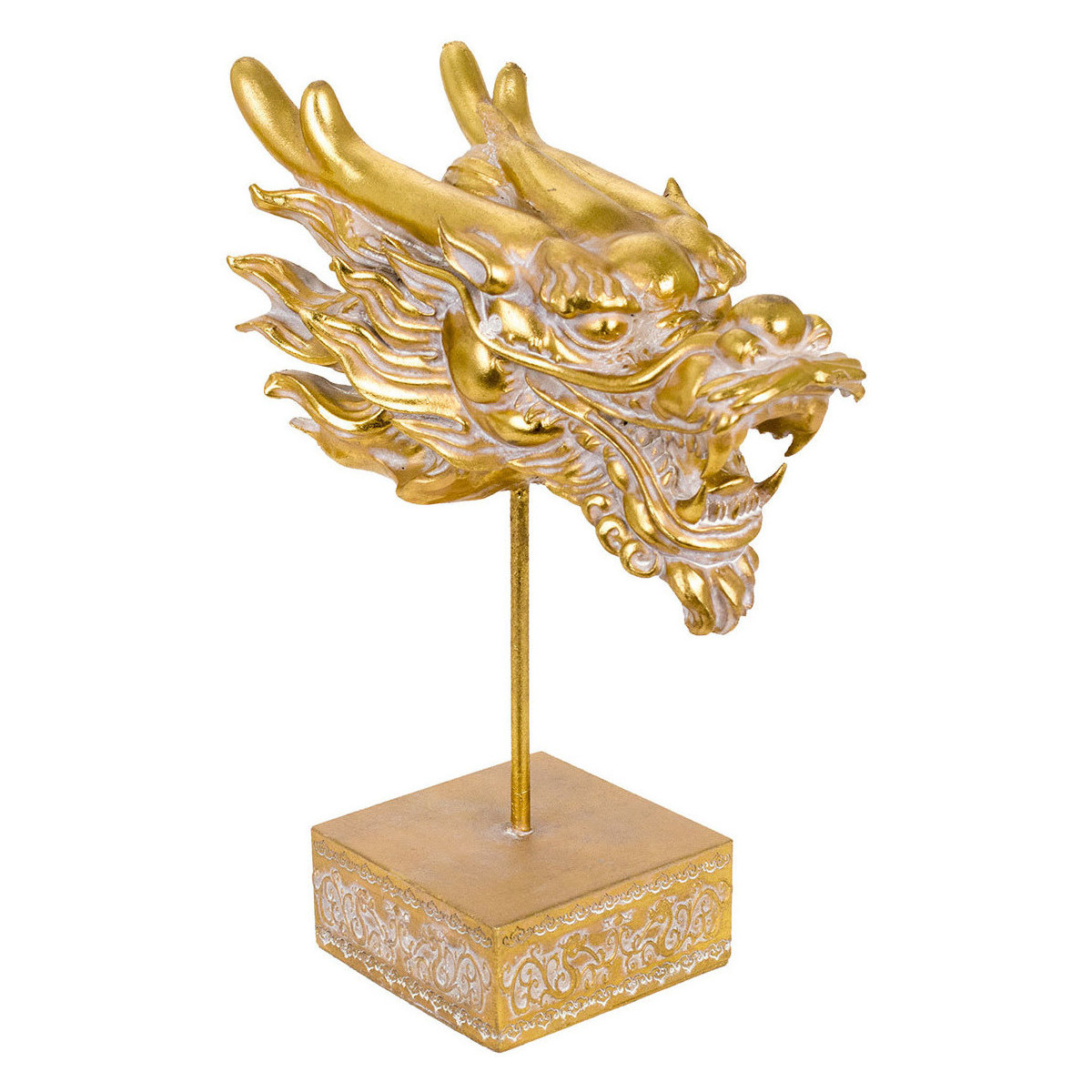 Dom Dekorativni predmeti  Signes Grimalt Dragon Ornament S Bazom Gold