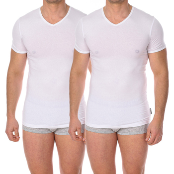 Odjeća Muškarci
 Majice kratkih rukava Bikkembergs BKK1UTS02BI-WHITE Bijela