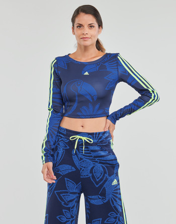 Odjeća Žene
 Sportske majice adidas Performance FARM CROP LS Blue