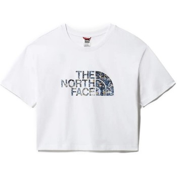 Odjeća Žene
 Majice / Polo majice The North Face W CROPPED EASY TEE Bijela
