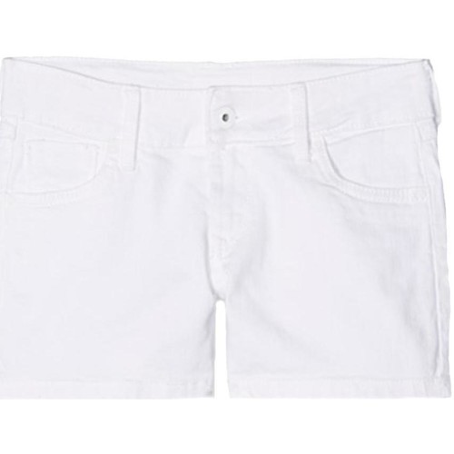 Odjeća Djevojčica Bermude i kratke hlače Pepe jeans  Bijela