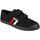 Obuća Djeca Modne tenisice Kawasaki Retro Shoe W/velcro K204505 1001S Black Solid Crna
