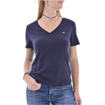 Odjeća Žene
 Majice / Polo majice Tommy Jeans DW0DW14617 Plava