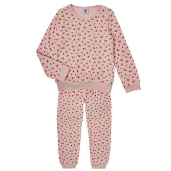 Odjeća Djevojčica Pidžame i spavaćice Petit Bateau CAGEOT Ružičasta / Red