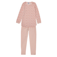 Odjeća Djevojčica Pidžame i spavaćice Petit Bateau CAGETTE Ružičasta / Crvena