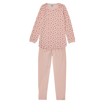 Odjeća Djevojčica Pidžame i spavaćice Petit Bateau CAGETTE Ružičasta / Crvena