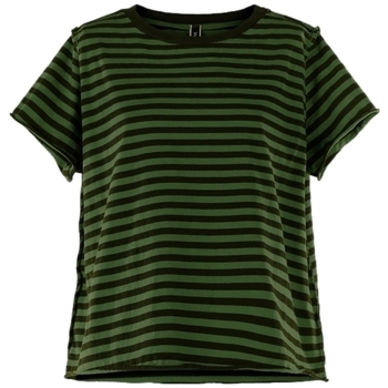 Odjeća Žene
 Topovi i bluze Wendy Trendy Top 220837 - Black/Green Zelena