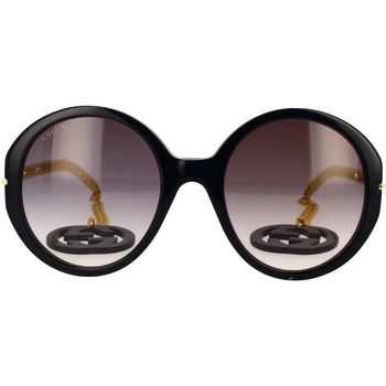 Satovi & nakit Žene
 Sunčane naočale Gucci Occhiali da Sole  GG0726S 001 con Pendoli Crna