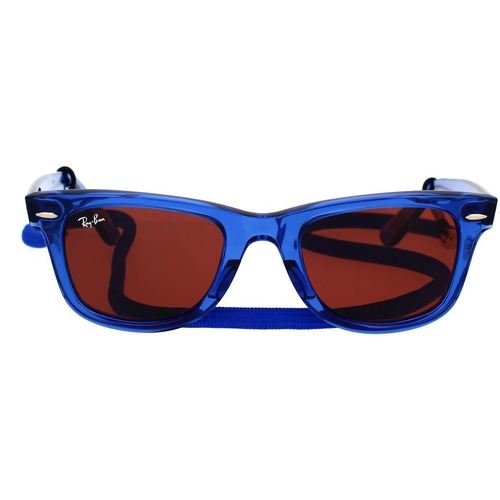 Satovi & nakit Sunčane naočale Ray-ban Occhiali da Sole  Wayfarer RB2140 6587C5 Laccetto Plava