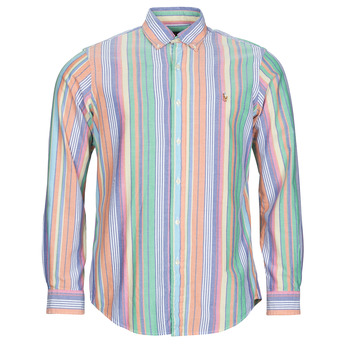 Odjeća Muškarci
 Košulje dugih rukava Polo Ralph Lauren CUBDPPCS-LONG SLEEVE-SPORT SHIRT Funshirt / Narančasta / Zelená