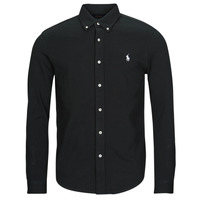 Odjeća Muškarci
 Košulje dugih rukava Polo Ralph Lauren LSFBBDM5-LONG SLEEVE-KNIT Crna