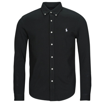 Odjeća Muškarci
 Košulje dugih rukava Polo Ralph Lauren LSFBBDM5-LONG SLEEVE-KNIT Crna / Polo / Crna
