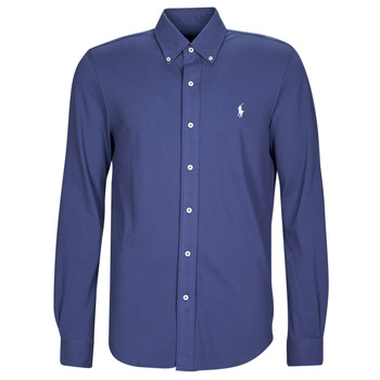 Odjeća Muškarci
 Košulje dugih rukava Polo Ralph Lauren LSFBBDM5-LONG SLEEVE-KNIT Blue / Nebesko plava / Světlá