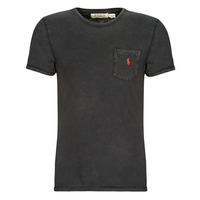 Odjeća Muškarci
 Majice kratkih rukava Polo Ralph Lauren T-SHIRT AJUSTE AVEC POCHE EN COTON Crna / Polo / Crna