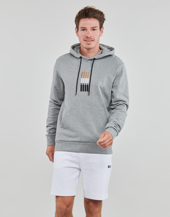 Odjeća Muškarci
 Sportske majice BOSS Seeger 117 Siva / Raznobojno tkanje