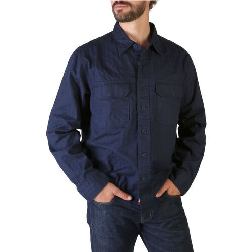 Odjeća Muškarci
 Košulje dugih rukava Tommy Hilfiger - mw0mw17590 Plava
