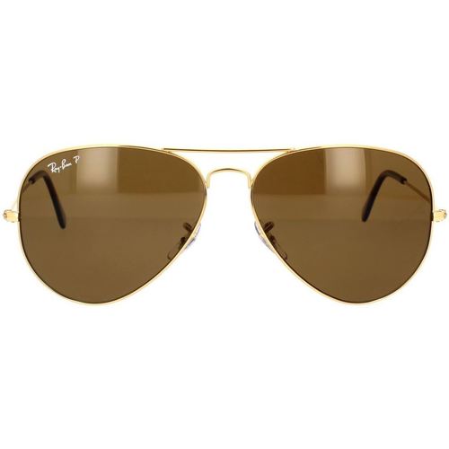 Satovi & nakit Sunčane naočale Ray-ban Occhiali da Sole  Aviator RB3025 001/57 Polarizzato Gold