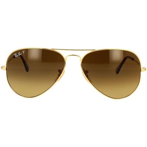 Satovi & nakit Sunčane naočale Ray-ban Occhiali da Sole  Aviator RB3025 001/M2 Gold