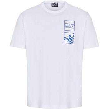 Odjeća Muškarci
 Majice / Polo majice Ea7 Emporio Armani 3LPT51 PJ02Z Bijela