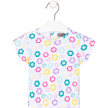 Odjeća Djeca Majice / Polo majice Losan 218-1017AL Bijela