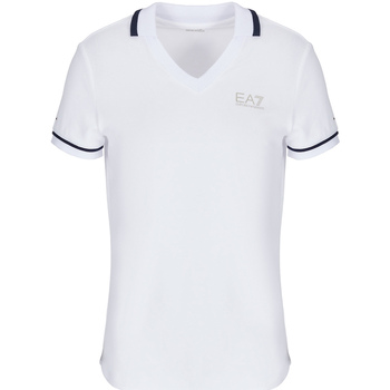 Odjeća Žene
 Majice / Polo majice Ea7 Emporio Armani 3LTF01 TJ9DZ Bijela