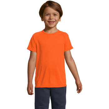 Odjeća Djeca Majice kratkih rukava Sols Camiseta niño manga corta Narančasta