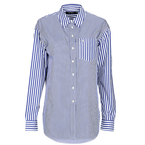 Odjeća Žene
 Košulje i bluze Lauren Ralph Lauren BRAWLEY Plava / Bijela