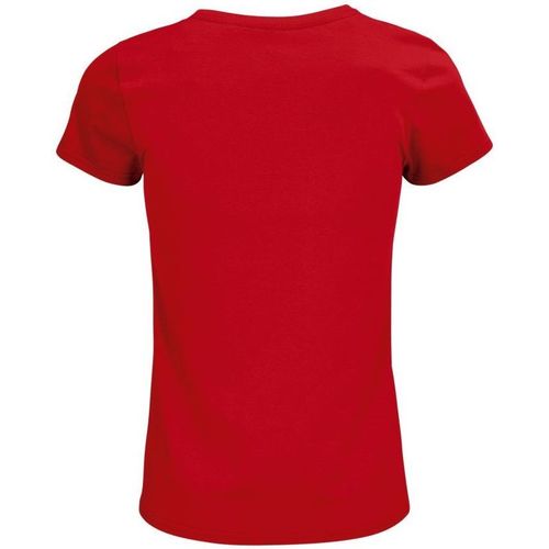 Sols CRUSADER WOMENN camisetsa de mujer 100% algodón biológico Crvena