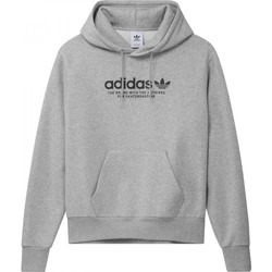 Odjeća Sportske majice adidas Originals 4.0 logo hoodie Siva