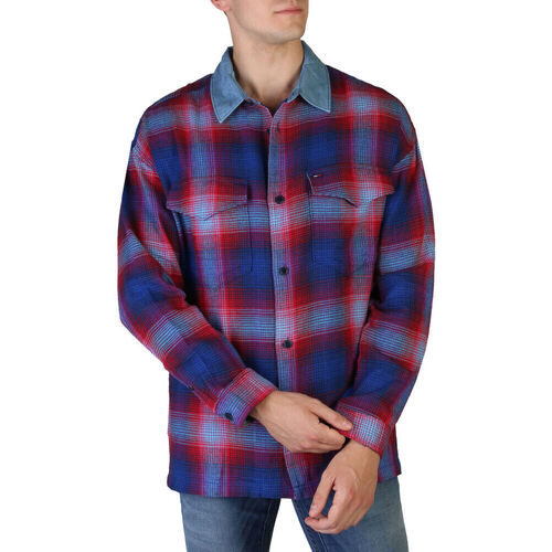 Odjeća Muškarci
 Košulje dugih rukava Tommy Hilfiger - dm0dm04967 Plava