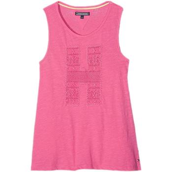 Odjeća Djevojčica Majice kratkih rukava Tommy Hilfiger  Ružičasta