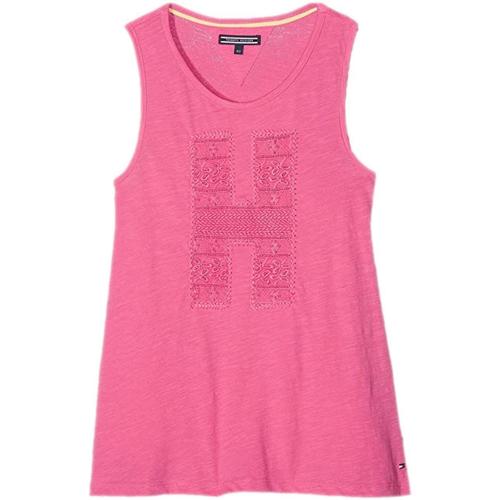 Odjeća Djevojčica Majice kratkih rukava Tommy Hilfiger  Ružičasta