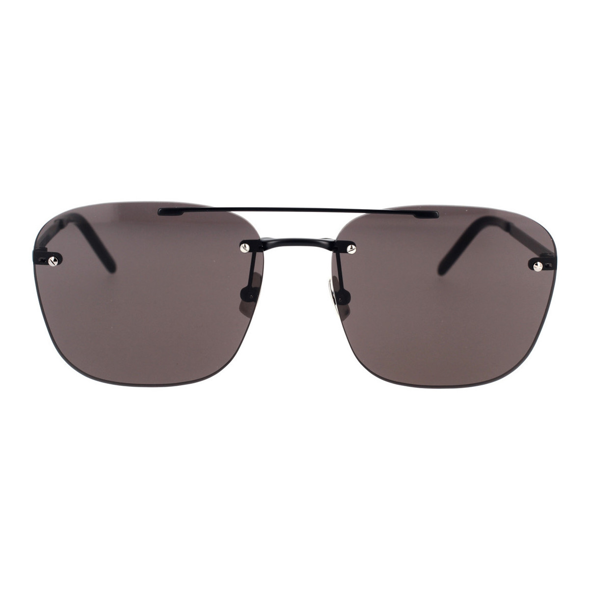 Satovi & nakit Sunčane naočale Yves Saint Laurent Occhiali da Sole Saint Laurent SL309 Rimless 001 Crna
