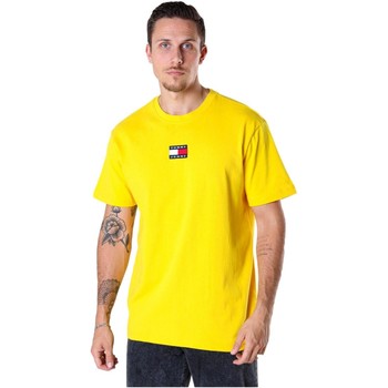 Odjeća Muškarci
 Majice kratkih rukava Tommy Jeans CAMISETA AMARILLA HOMBRE   DM0DM13762 žuta