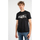 Odjeća Muškarci
 Majice kratkih rukava Les Hommes LLT202-717P | Round Neck T-Shirt Crna