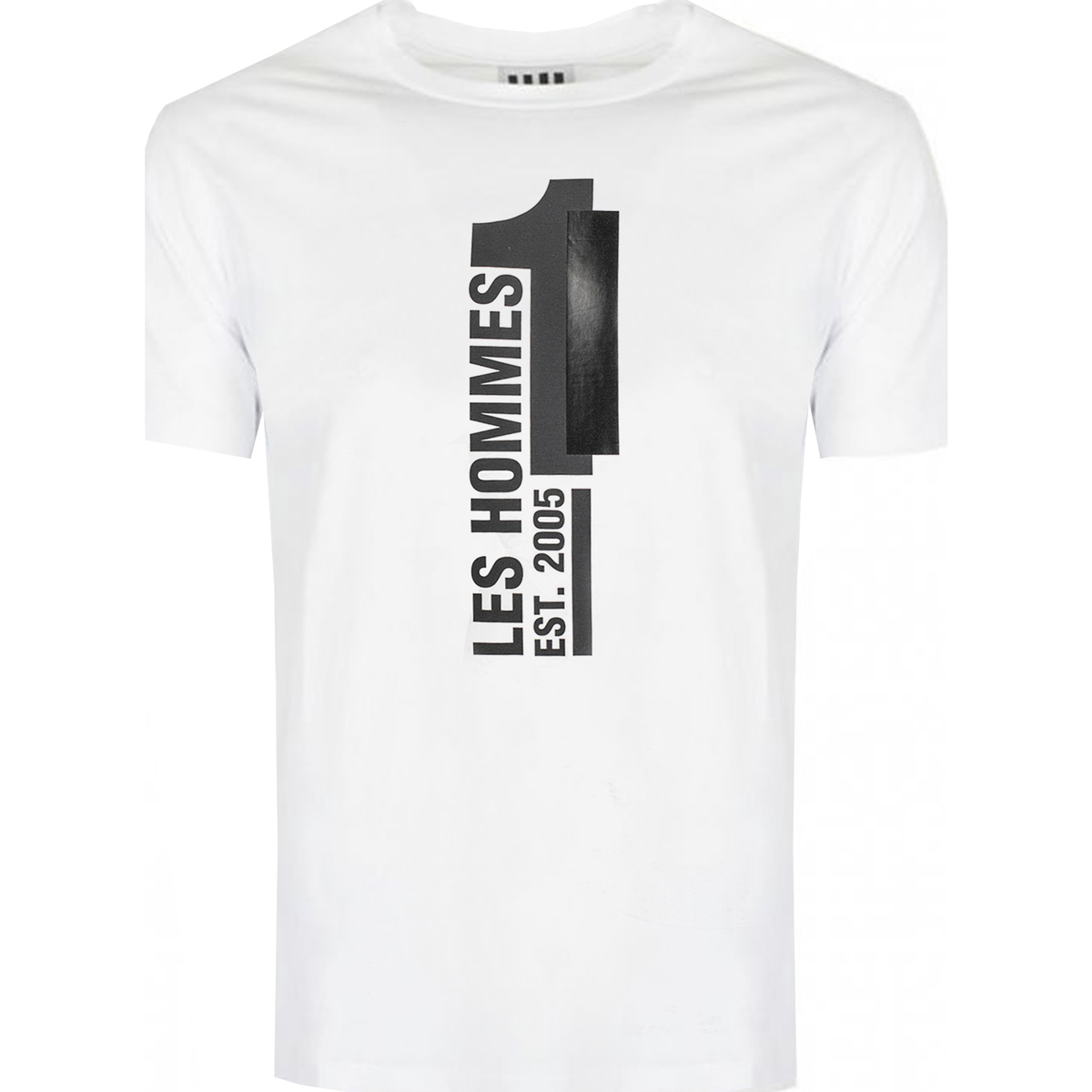 Odjeća Muškarci
 Majice kratkih rukava Les Hommes LLT205 721P | Round Neck T-Shirt Bijela