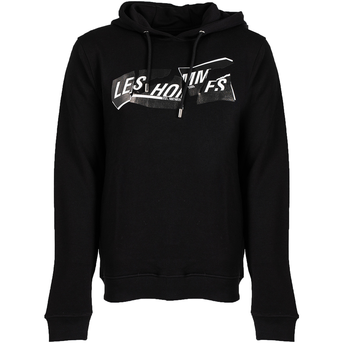 Odjeća Muškarci
 Sportske majice Les Hommes LLH451-758P | Hooded Sweater Crna