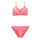 Odjeća Djevojčica Dvodijelni kupaći kostimi Roxy VACAY FOR LIFE CROP TOP SET Ružičasta / Bijela