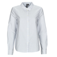 Odjeća Žene
 Košulje i bluze Pieces PCIRENA LS OXFORD SHIRT Bijela / Blue