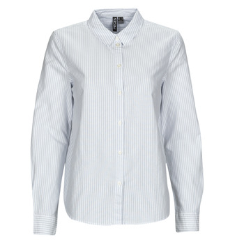 Odjeća Žene
 Košulje i bluze Pieces PCIRENA LS OXFORD SHIRT Bijela / Plava