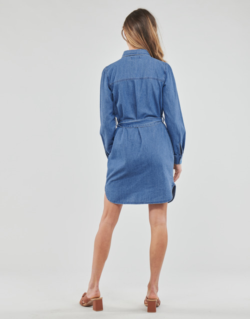 Pieces PCOSALINA LS MIDI DNM MB DRESS Plava